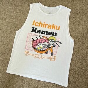 Naruto Shippuden Ichiraku Ramen Muscle Tank Top | Size Medium